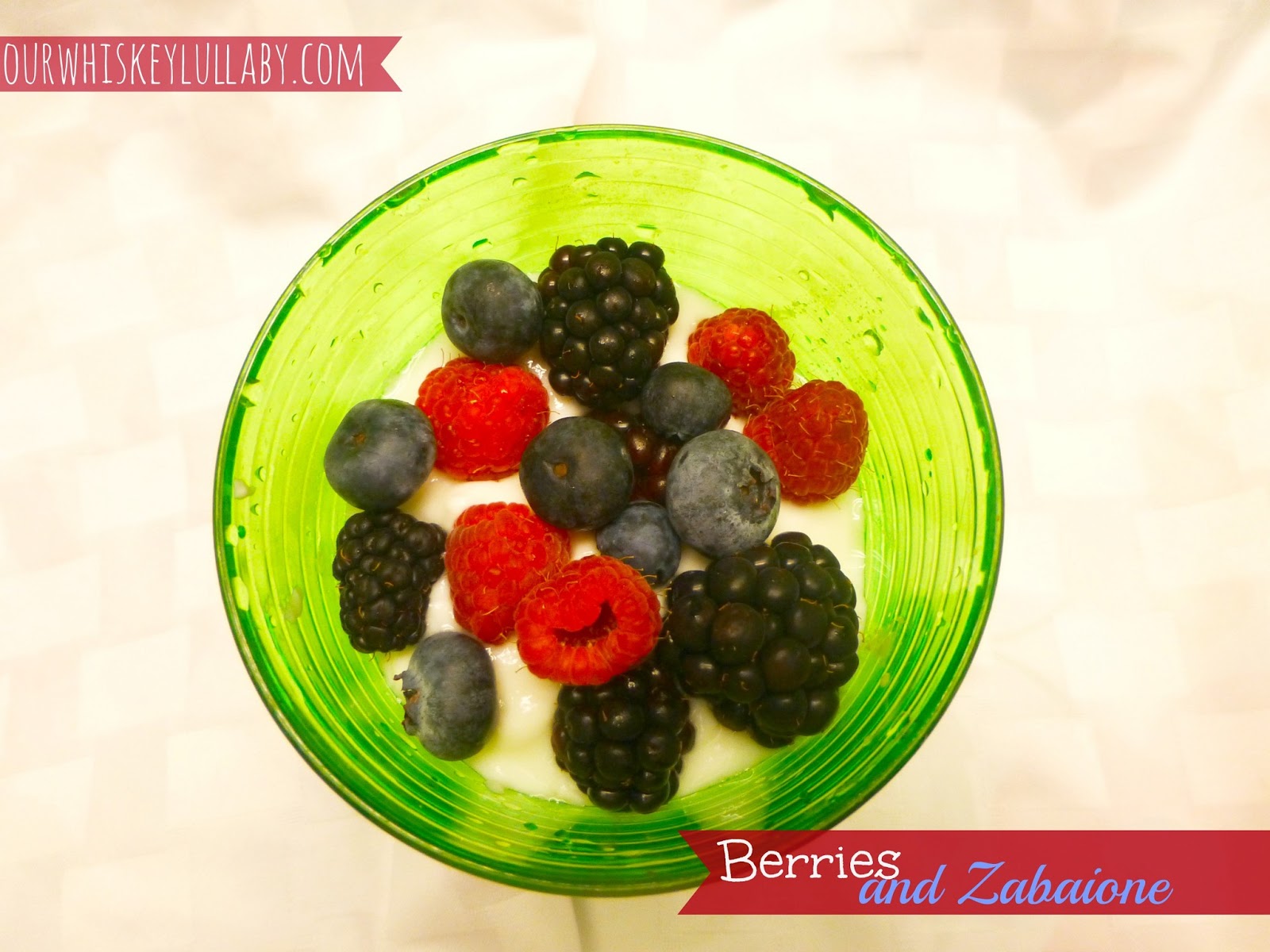 Berries and Zabaione Our Whiskey Lullaby