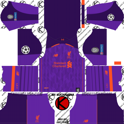 dream league 2020 liverpool kit