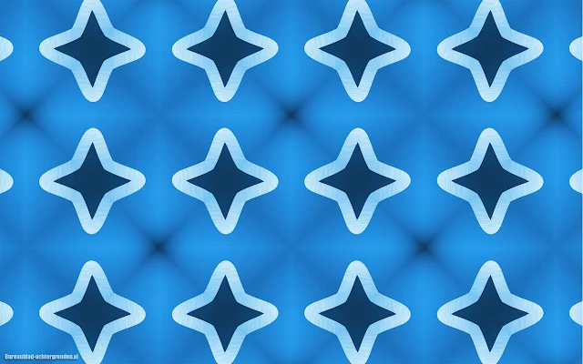 Blauwe wallpaper met sterren patroon