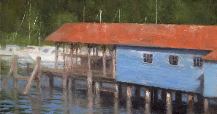 Linda's Witness in Art: Gig Harbor, WA 8x10 oil Sold