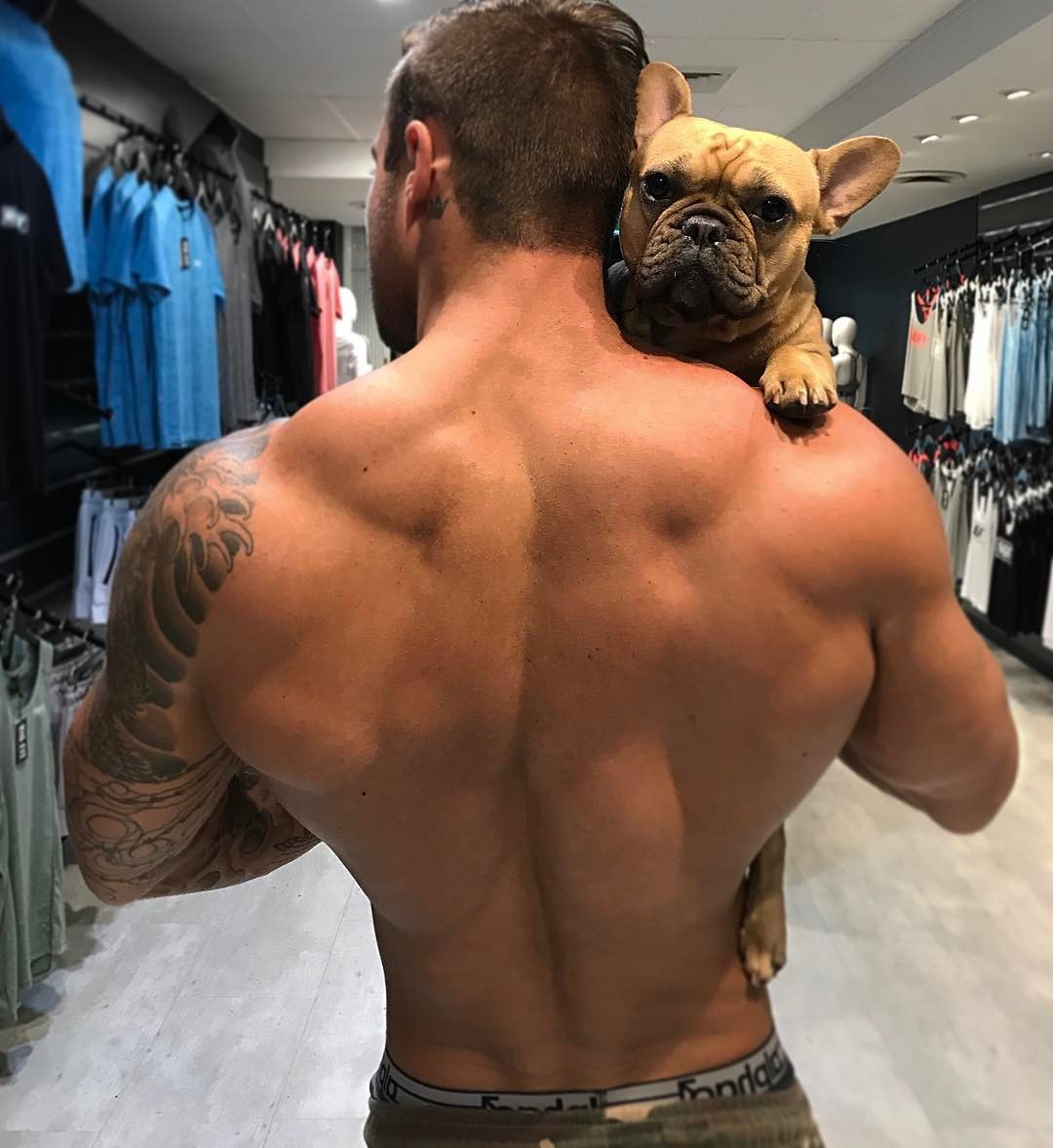 sexy-masculine-shirtless-dog-daddy-huge-bodybuilder-strong-muscular-back
