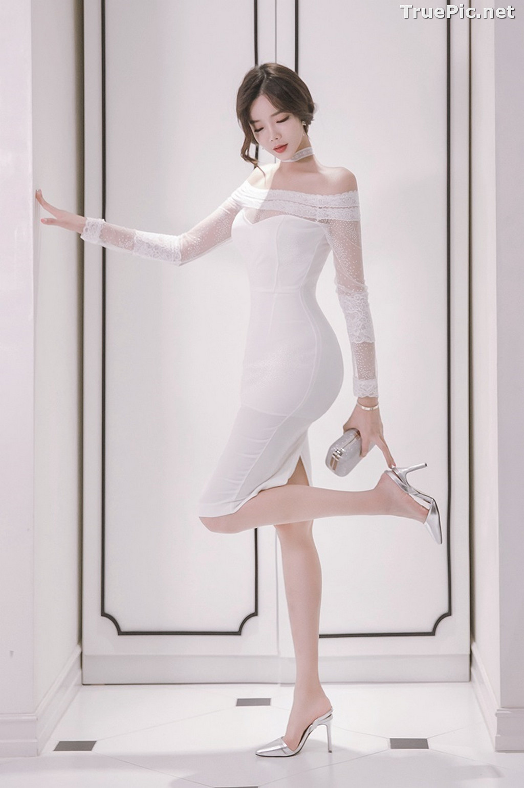 Image Korean Fashion Model - Kang Eun Wook - Slim Fit Bodycon Dress - TruePic.net - Picture-15