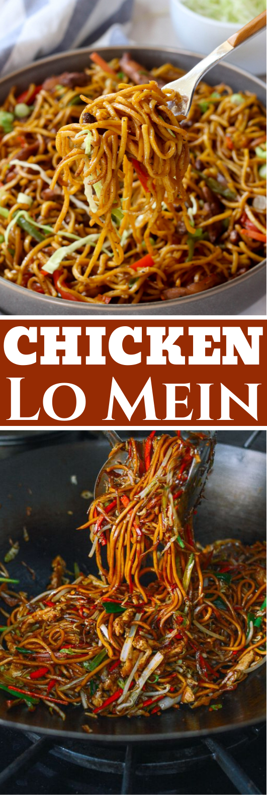 Restaurant-Style Chicken Lo Mein #chinese #recipes