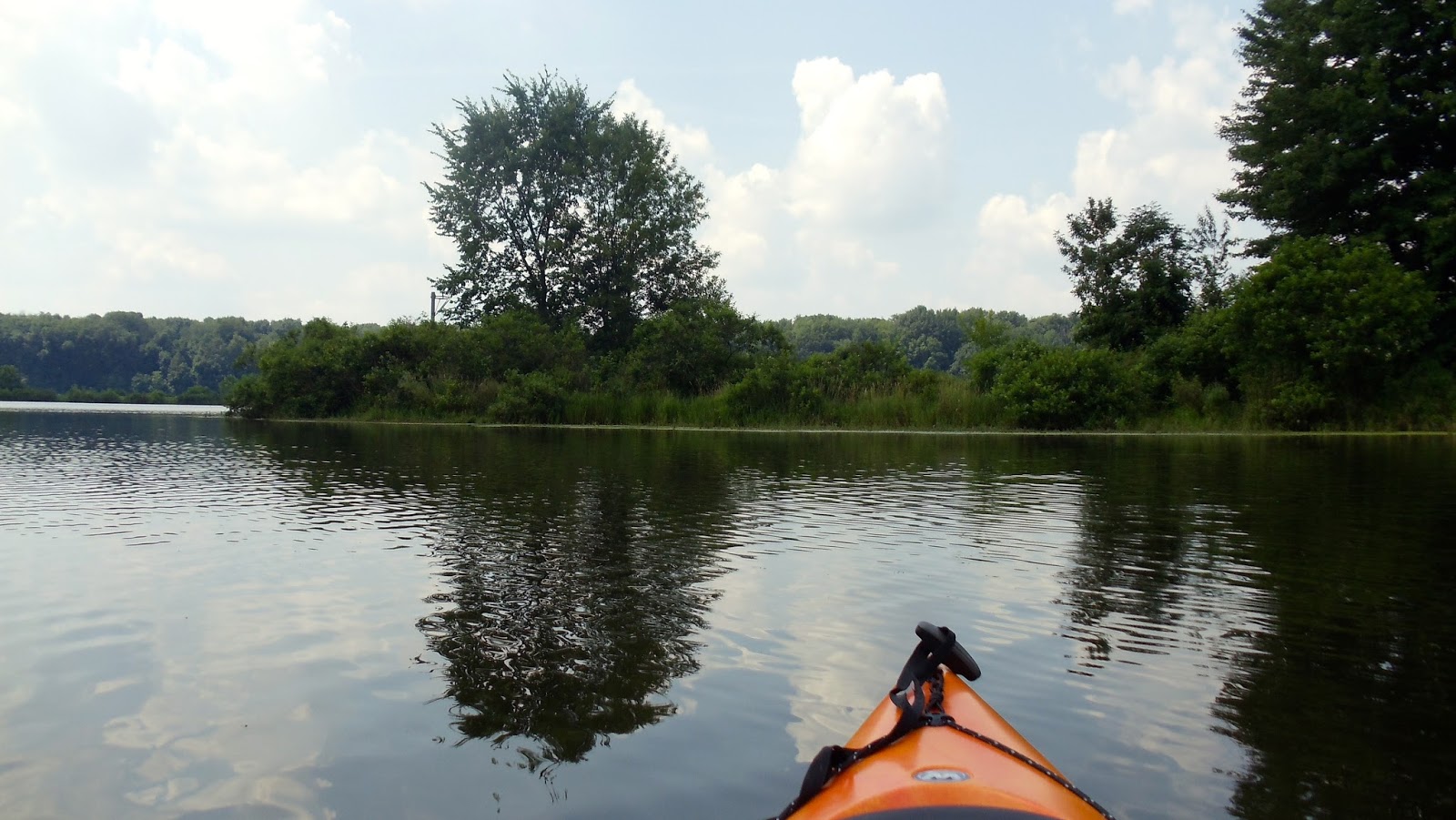 Jim and Bev Kayaking at Spencer Lake in Spencer, Ohio