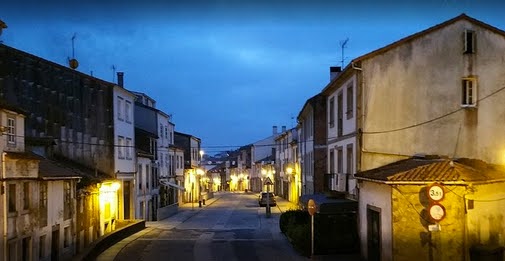 La Rua Castron d'Ouro en santiago de Compostela
