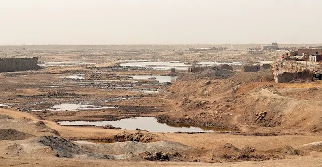 O rio Eufrates esta passando por uma crise de seca a anos