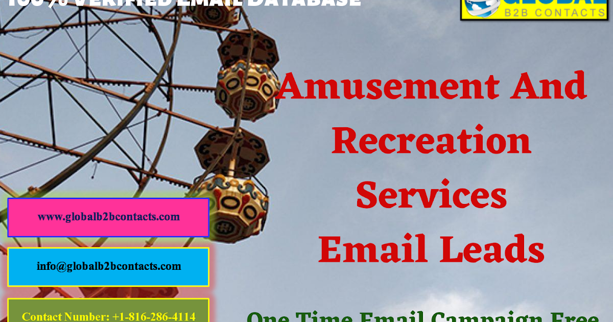 Amusement And Recreation Services Email Leads