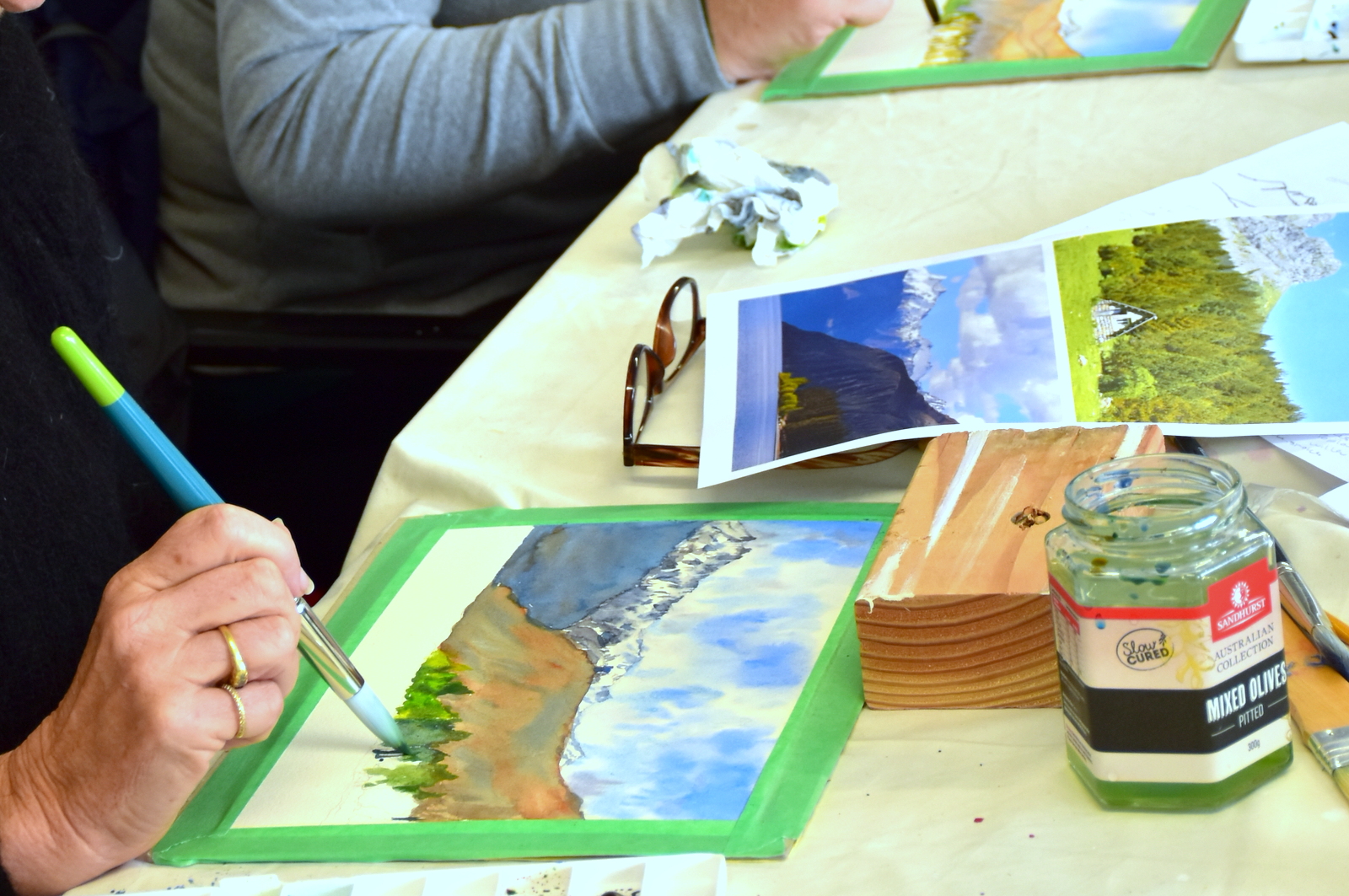 Renee Walden Art Blog landscape painting class