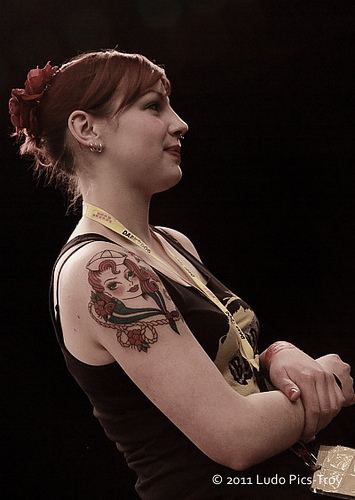Women with Tattoo: Young Woman with Tattoo