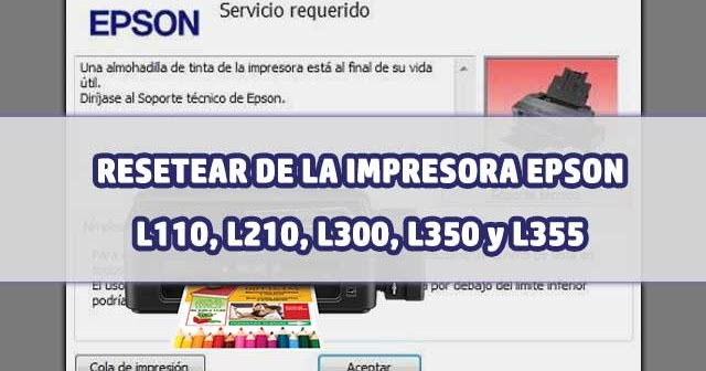 epson l210 error de almohadillas epson l210 error de almohadillas