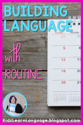 Use routines to build language