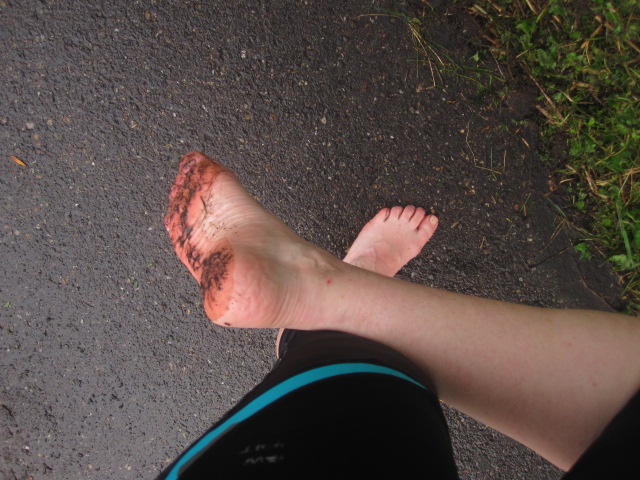 Marathon Woman Returns Clean Paths Dirty Feet