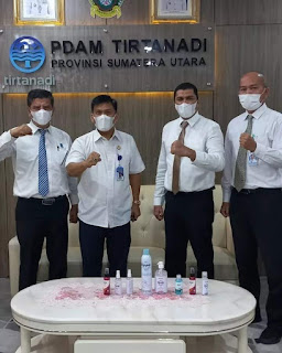 Sigap Membantu Penyediaan Air Bersih, Humas PT Samator Group Apresiasi  Direktur Utama PDAM Tirtanadi