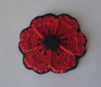 crochet poppy patterns free