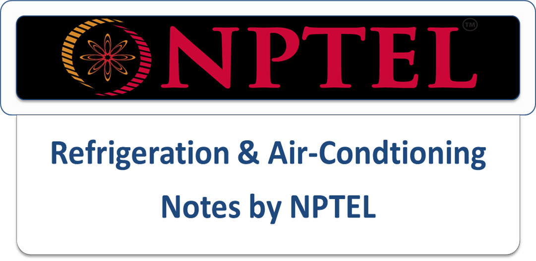 Mechanical Engineering Refrigeration & AirConditioning Notes by