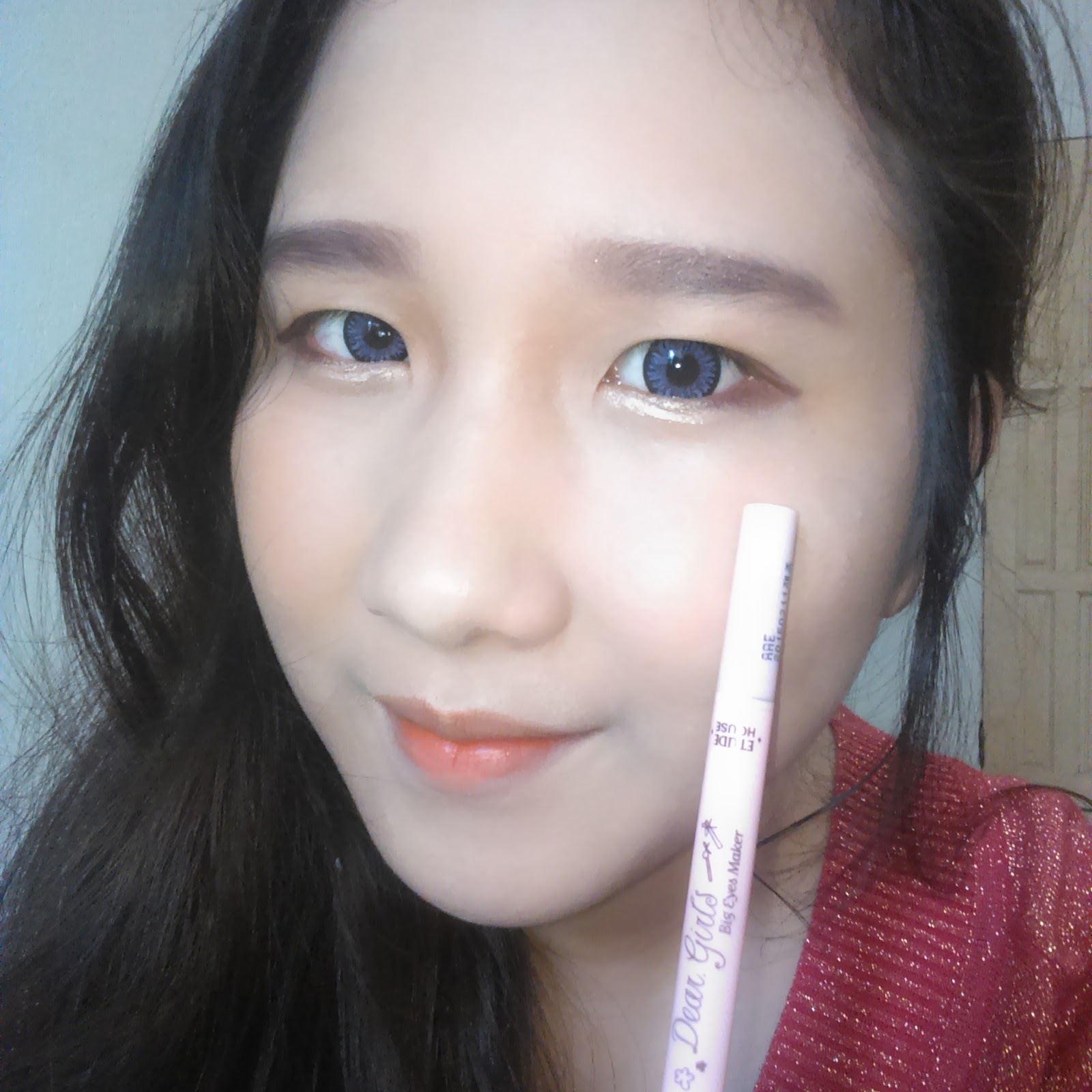 Cherry blossom Review etude house big eyes maker + cute eyes maker