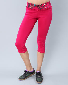 HALAAH IO: Red Capri Pants