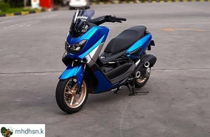 Rekomendasi Modifikasi All New Nmax Biru Simple Elegan Terbaru 2021