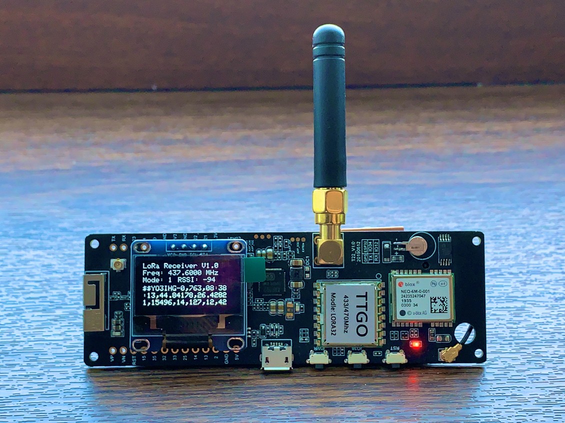 YO3IHG ham radio website ESP32 LoRa Receiver