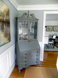chalk paint sloan annie furniture painted secretary diy gray desk walls hutch tour makeover projects painting conspicuous grey wall dining