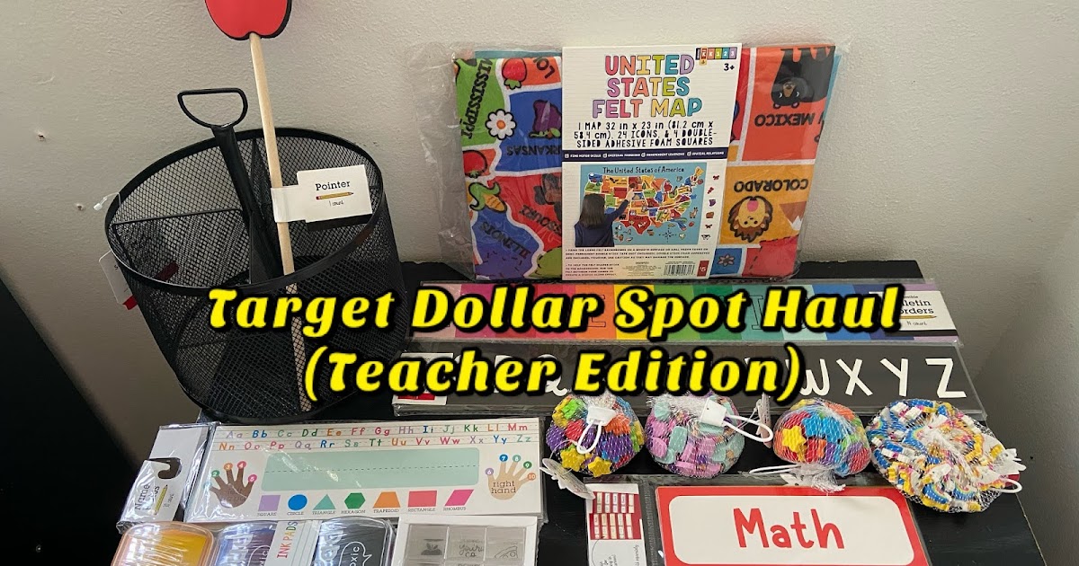 Target Dollar Spot (Teacher Edition) — The SelfCare Mogul