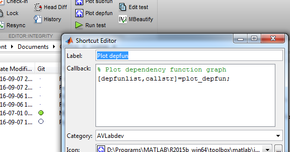 MATLAB Editor: customized Shortcuts | Thierry Dalon's Blog