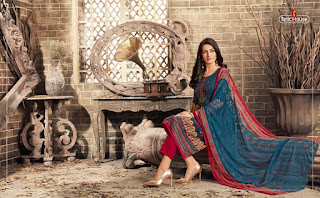 Tunic House Kreeti Pashmina Salwar Kameez Collection At Diwan Fashion Surat-www.Diwanfashion.com