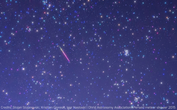 fotos da chuva de meteoros perseidas 