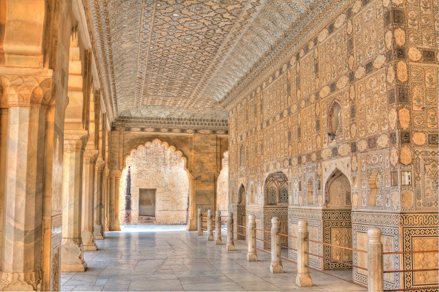 Amer Fort or Amber Fort Jaipur Rajasthan India Royalty Free Stock Images pictures