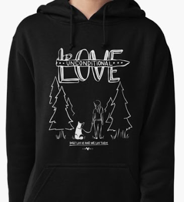 Sweatshirt hoodie, Lightweight hoodie, t-shirts with Love of Dogs design