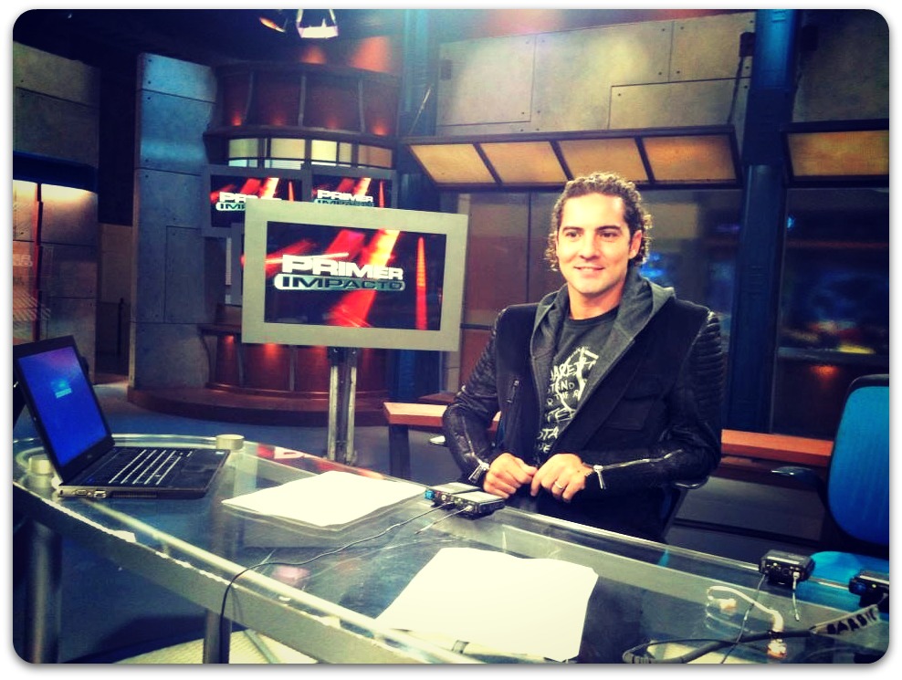 David Bisbal Entrevista en vivo en "Primer Impacto", Univisión (Miami