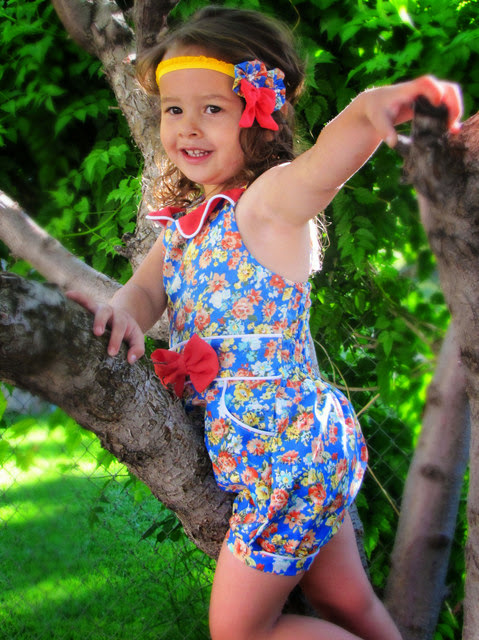mama says sew: Peek-A-Boo Pattern Shop Summer Tour: Adelaide Vintage Romper