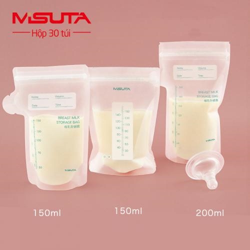 Túi trữ sữa mẹ Misuta hộp 30 túi( 150ml)