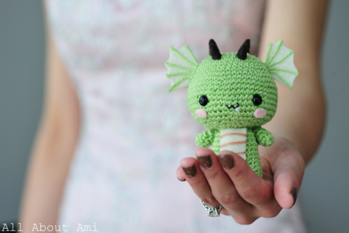 como tejer amigurumi dragon