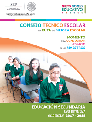 Ruta de Mejora Escolar 2017-2018_Secundaria_CTE_Fase Intensiva