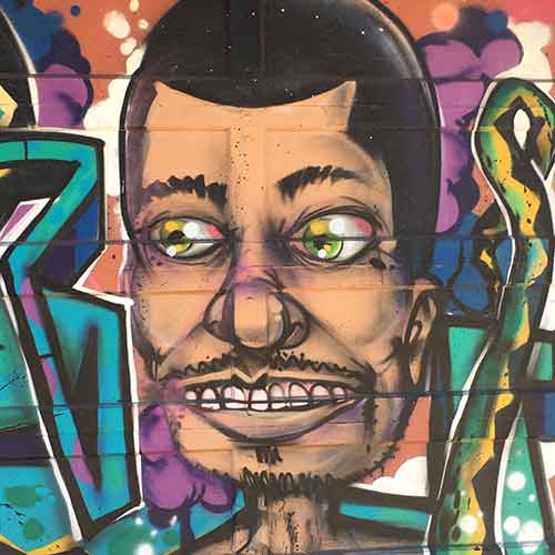 Malcolm S Page Graffiti Camden