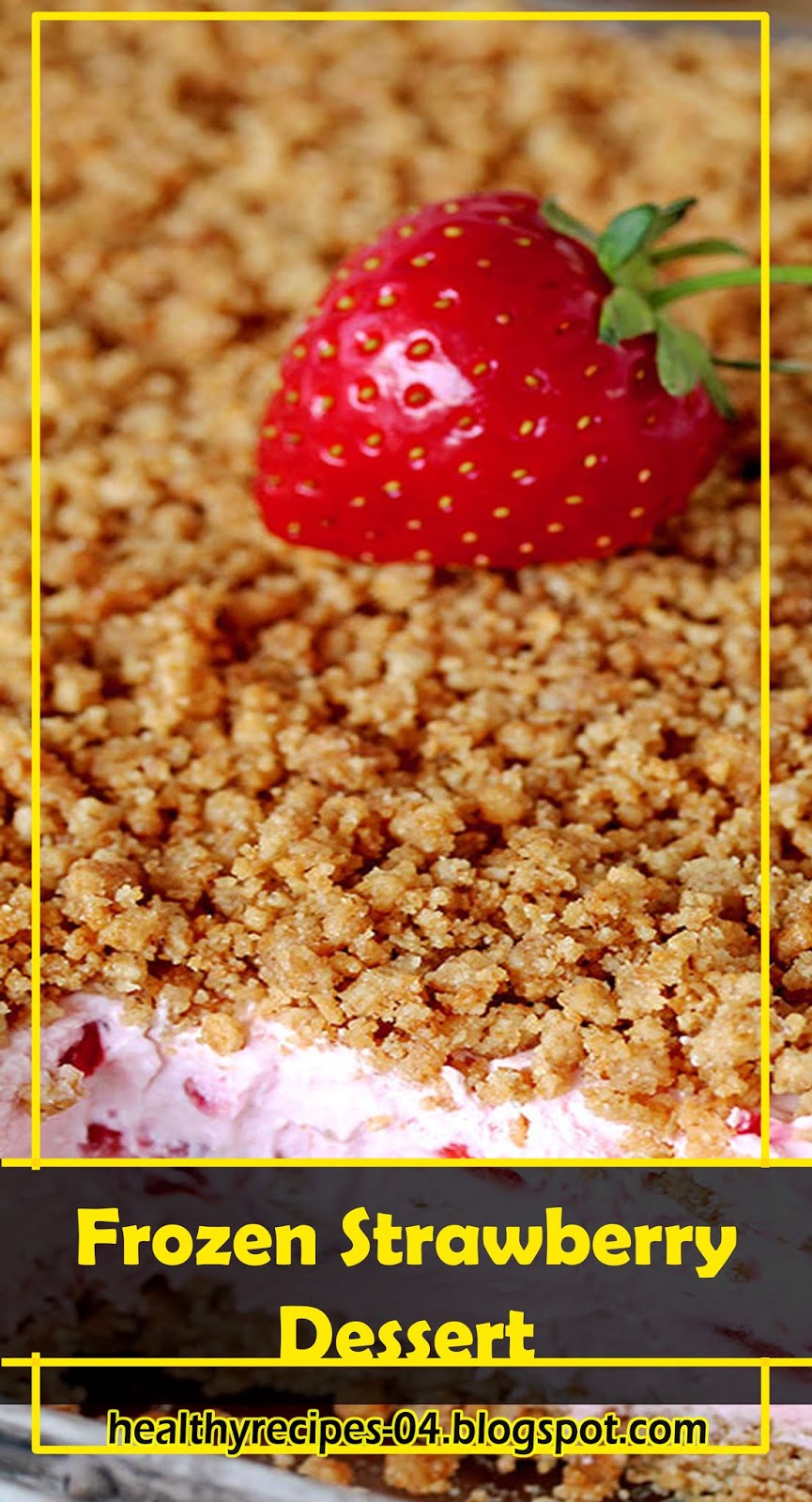 BEST RECIPESFrozen Strawberry Dessert Healthyrecipes04