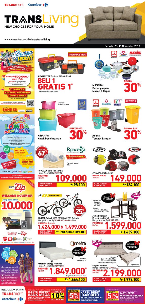 Carrefour - Promo Katalog Hebat Akhir Pekan Periode 09 -11 November 2018