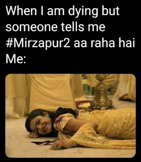 Mirzapur memes Best Mirzapur memes