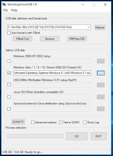 Create bootable USB pendrive to format a computer