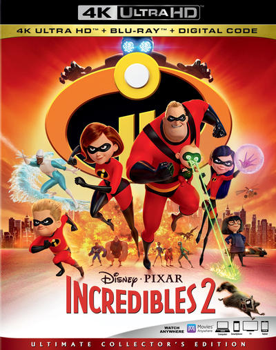 Incredibles 2 (2018) 2160p HDR BDRip Dual Latino-Inglés [Subt. Esp] (Animación. Aventuras)