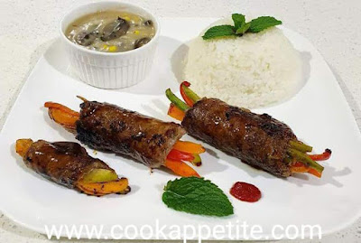 Balsamic Steak Roll-Ups Balsamic Steak Roll-Ups