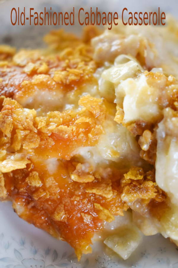 OldFashioned Cabbage Casserole happy cook