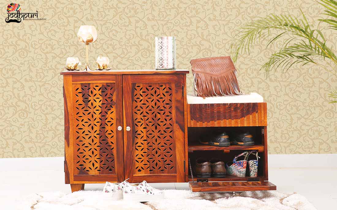 Sheesham Wood Shoe Rack in Bangalore Sheesham Wood Furniture bangalore Solid Wood Furniture