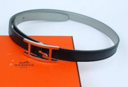 Auth Hermes Leather Bracelet Brown Silver Tone H284