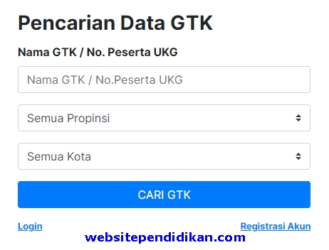Cara Cek Mencari Nuptk Yang Lupa Hilang Secara Online Berdasarkan Nama Website Pendidikan