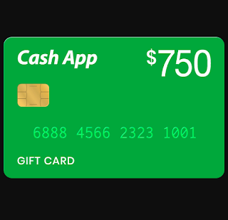 CASH APP $750 GIFT CARD