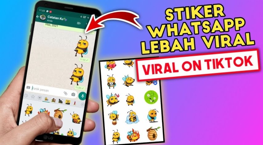 Stiker Lebah Joget WA SweetyBee yang Viral dan Cara Mendapatkanya
