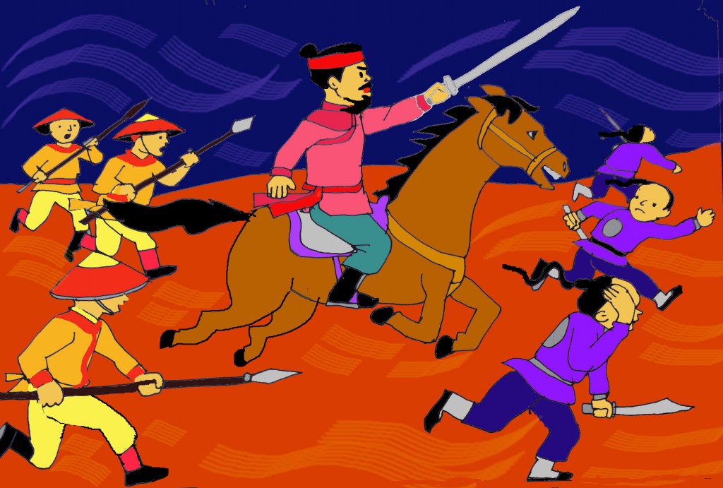 Nhấn vào ảnh để phóng to Tranh Mầm non Sự tích Hồ Gươm - Tư liệu - Nguyễn Thị Diễm - Website của Nguyễn Thị Diễm