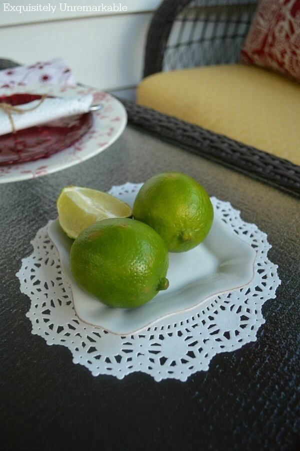 Doily Table Setting